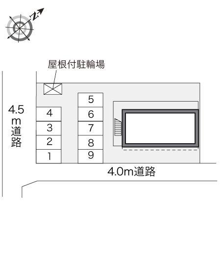 アトムⅡ(24117)の駐車配置図