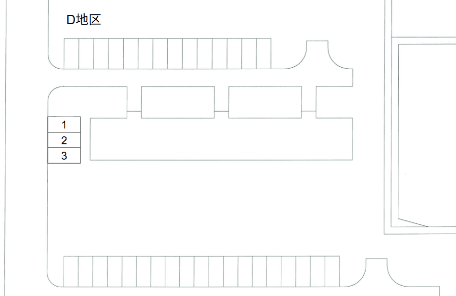 幸町_Ｄ地区の駐車配置図