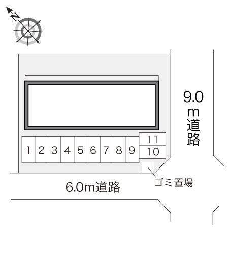 イースマイル(22325)の駐車配置図