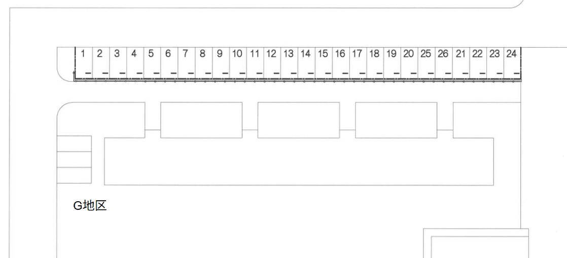 幸町_Ｇ地区の駐車配置図
