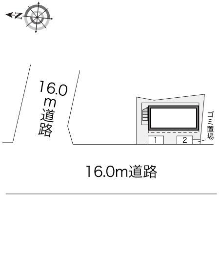 砂野台(17651)の駐車配置図