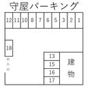 守屋パーキングの駐車場