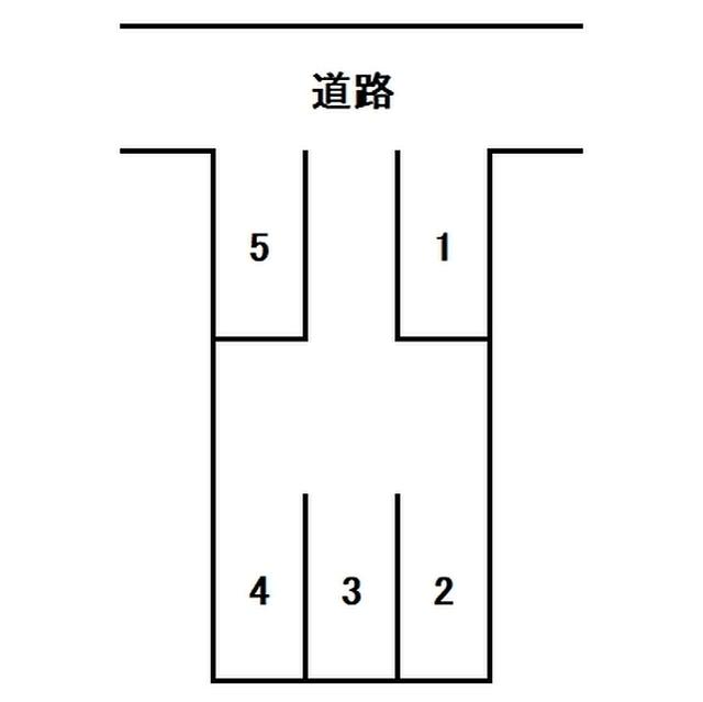 PD黒柳駐車場の駐車配置図