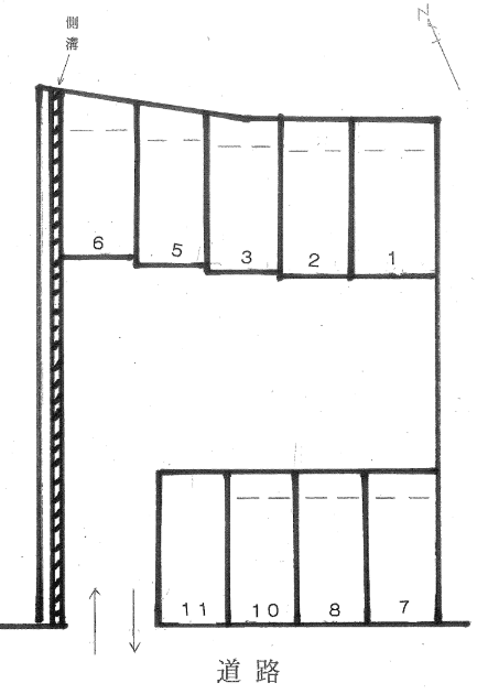 P233の駐車配置図
