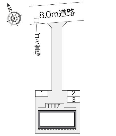 ＨＡＬ(22343)の駐車配置図