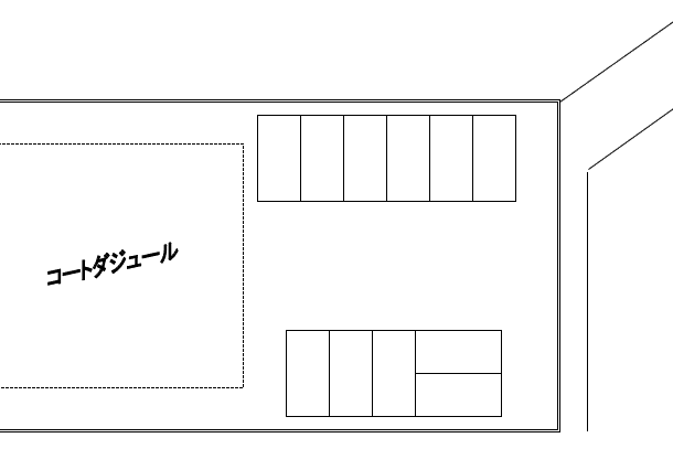 コートダジュールⅡ　御油の駐車配置図