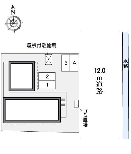 ベルデ青葉(30901)の駐車配置図