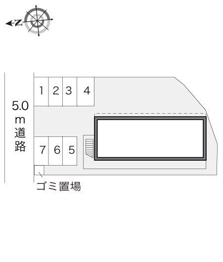 グリーンヒル泉(17279)の駐車配置図