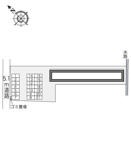 星越(21819)の駐車配置図