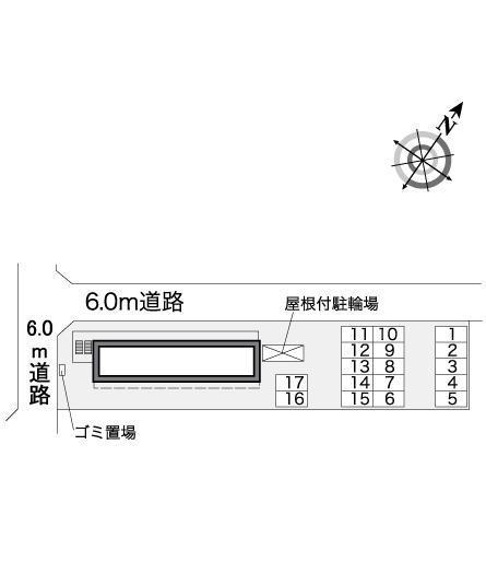 竹尾(38570)の駐車配置図