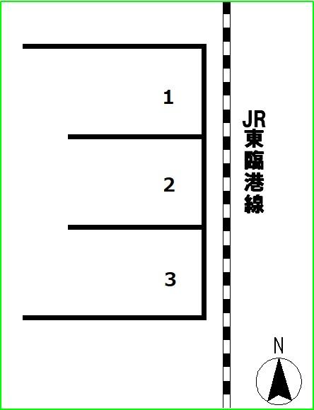 274野立町駐車場の駐車配置図