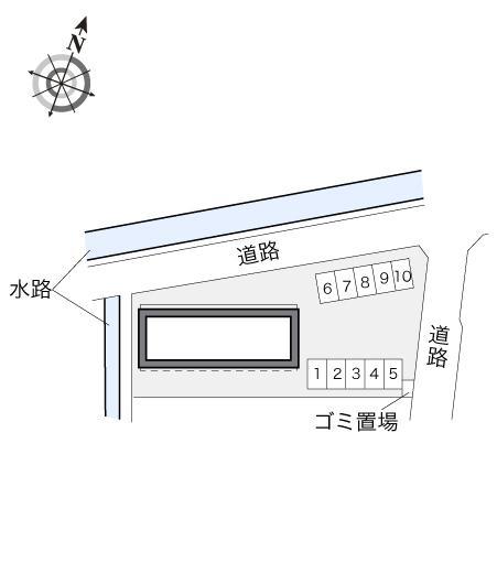 ＧＯＬＤ(10301)の駐車配置図