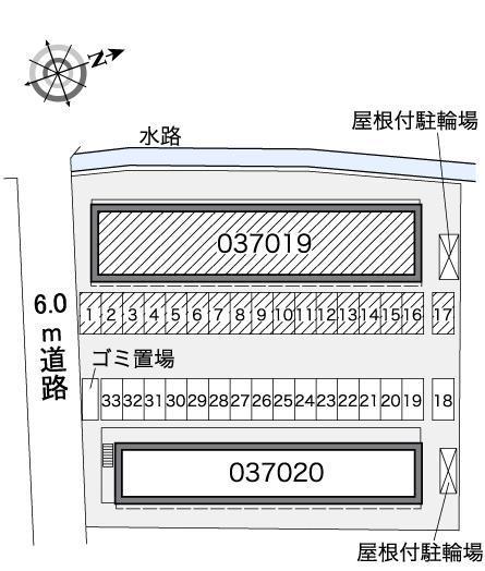 仙港ＳＫⅠ(37019)の駐車配置図