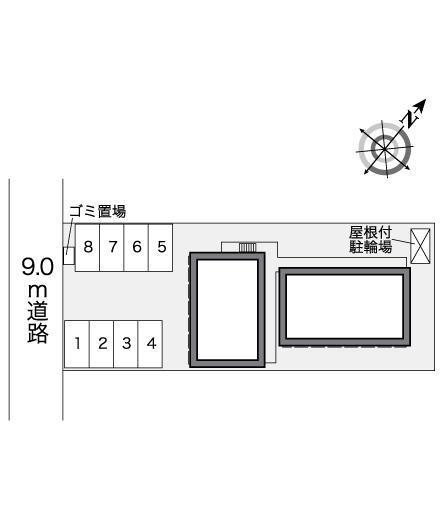 グリーンパーク深谷(25127)の駐車配置図