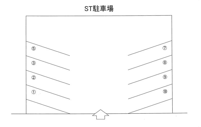 S.T駐車場の駐車配置図