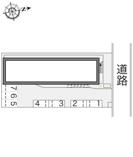 華(13542)の駐車配置図
