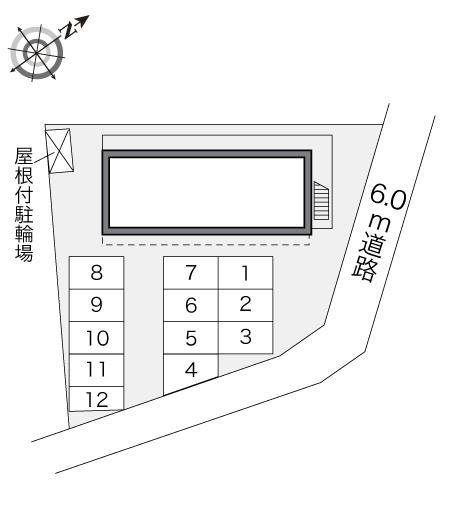 フェニックス　Ⅴ(24492)の駐車配置図