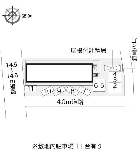 エーゼⅡ(17786)の駐車配置図