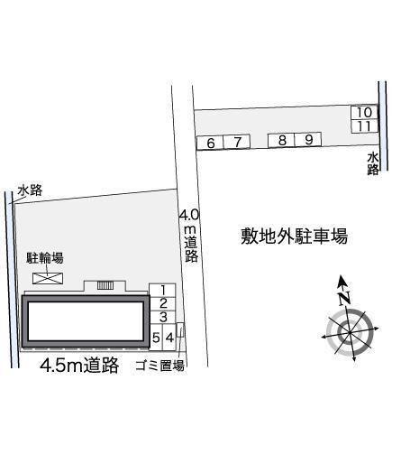 クレスト(26165)の駐車配置図