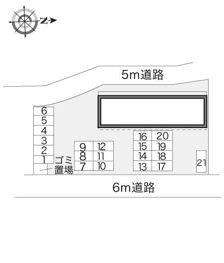 結(10574)の駐車配置図