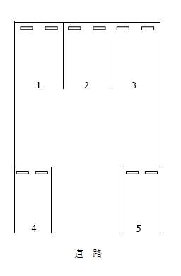 パーキング４０８の駐車配置図