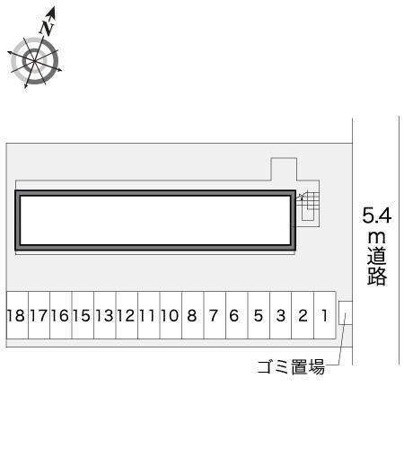 シェル都(12549)の駐車配置図