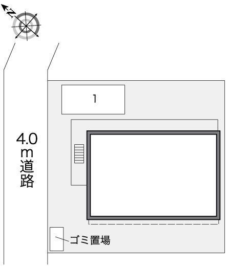 ヴィラ天城(27625)の駐車配置図