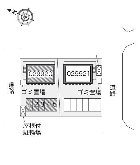 湘南山手館Ａ(29920)の駐車配置図