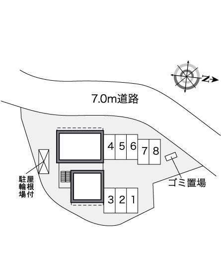 安東(30080)の駐車配置図