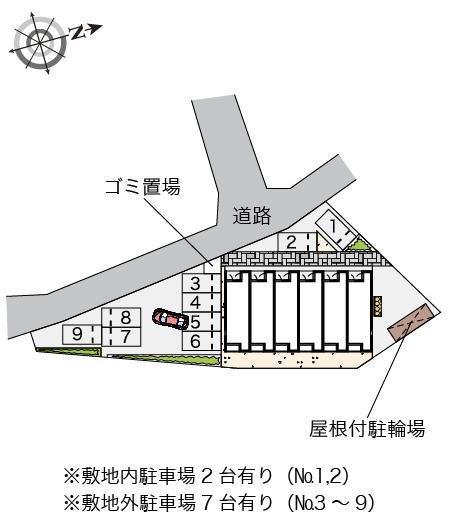 ＫＯＮＯ(53168)　敷地外駐車場の駐車配置図
