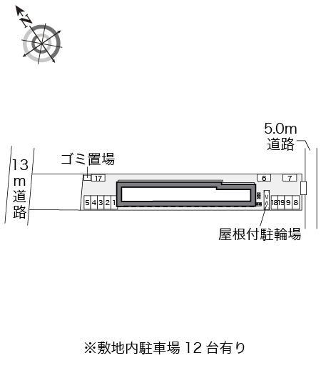 ベルフォーレ(21285)の駐車配置図