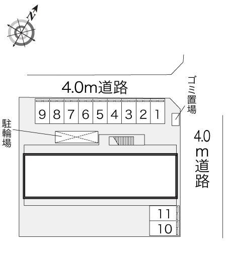 メルツェⅡ(18295)の駐車配置図
