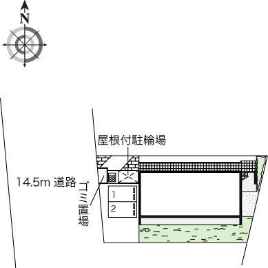 長洲西通(45720)の駐車配置図