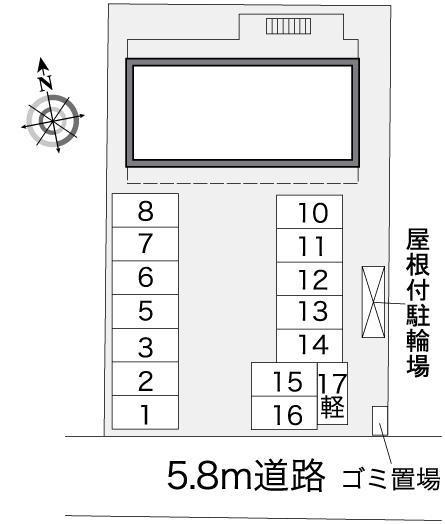 幸(38147)の駐車配置図