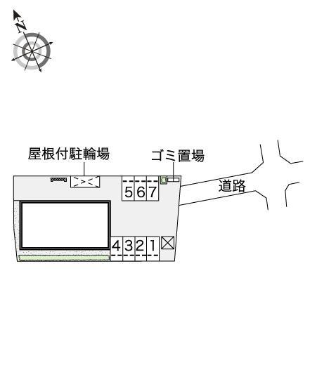 加島(45413)の駐車配置図