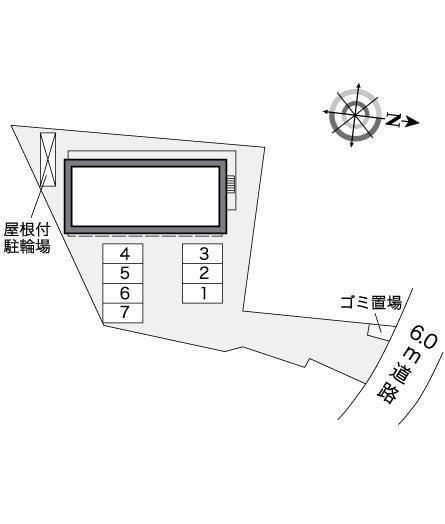 西宮(26799)の駐車配置図