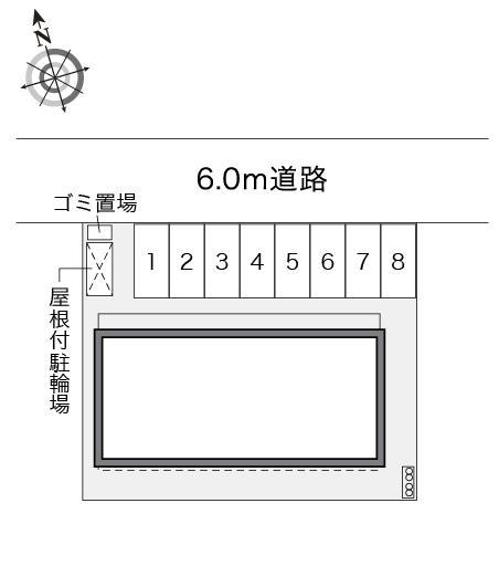 エヴァンス(29015)の駐車配置図