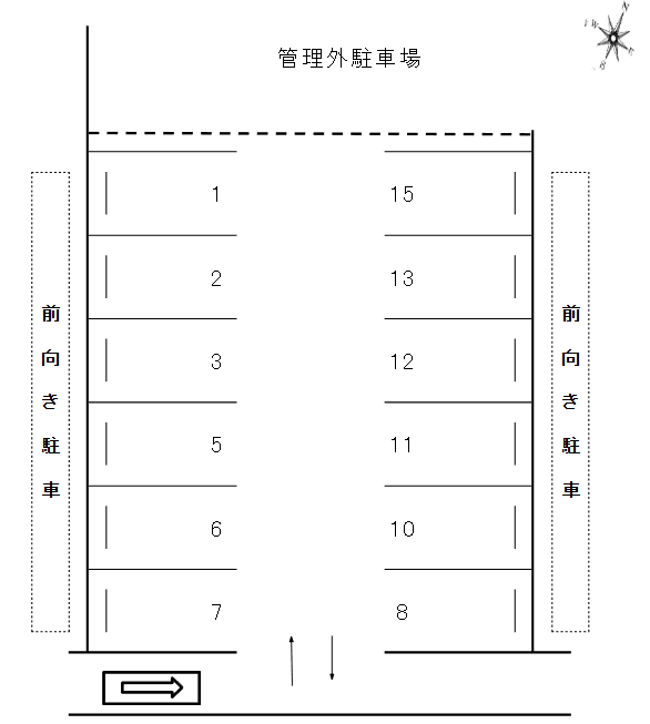 J-025の駐車配置図