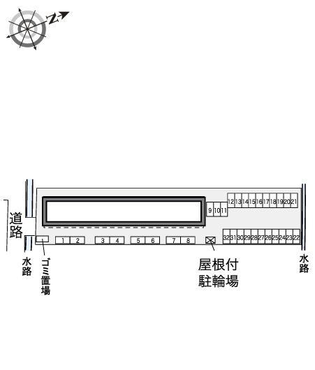 ハイム　コルーテ(30632)の駐車配置図