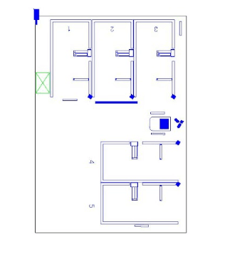 羽坂通第３の駐車配置図