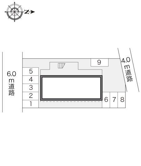 中菅谷(17441)の駐車配置図