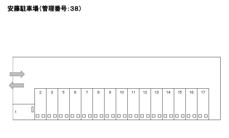 J-038の駐車配置図