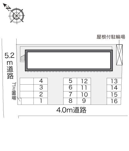 アラモード(17130)の駐車配置図
