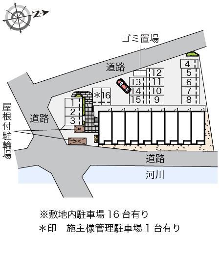 ル　ポール(55496)の駐車配置図