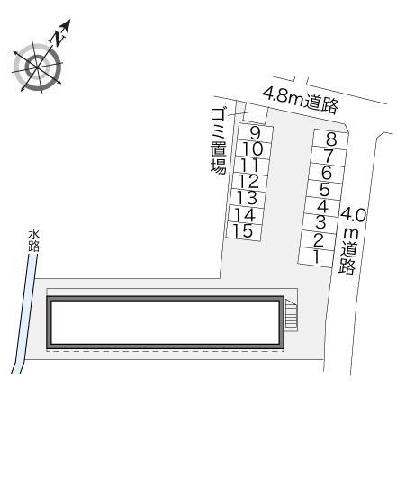 ナーラック(20947)の駐車配置図