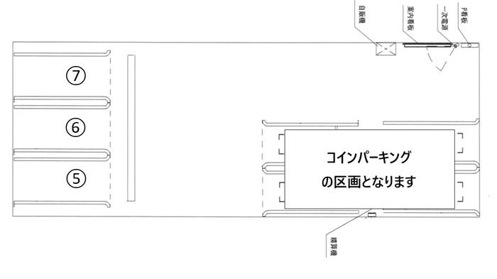 ザ・パーク紫竹上園生町の駐車配置図