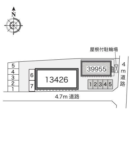 ローズマリー(39955)の駐車配置図