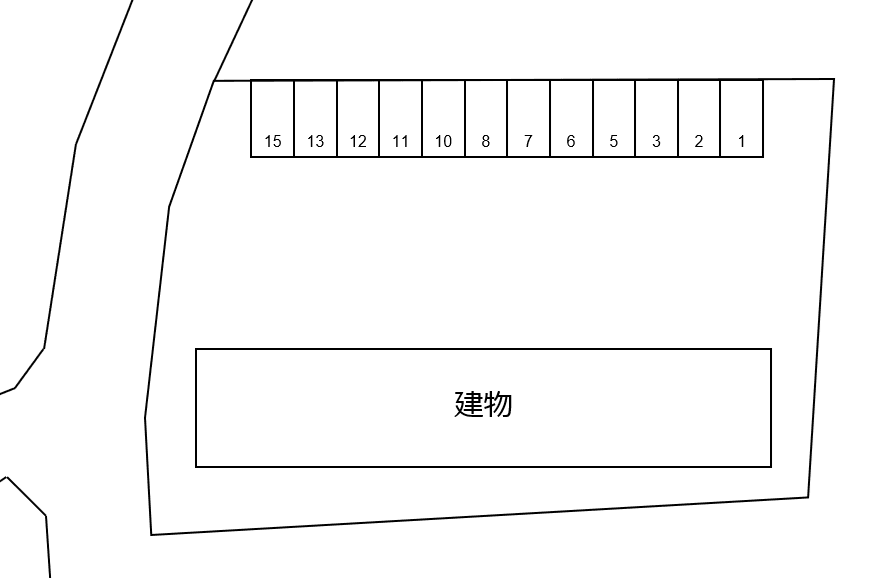 ａｐｒｉｃｏｔ　ＡＰの駐車配置図