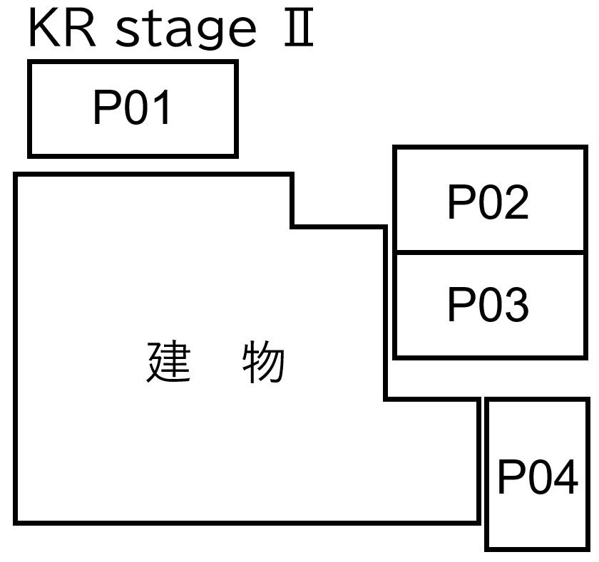 KR stage Ⅱの駐車配置図