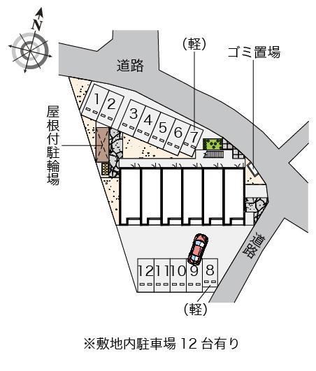 マーレ(54414)の駐車配置図